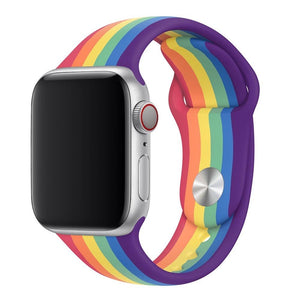 Rainbow Apple Watch Band